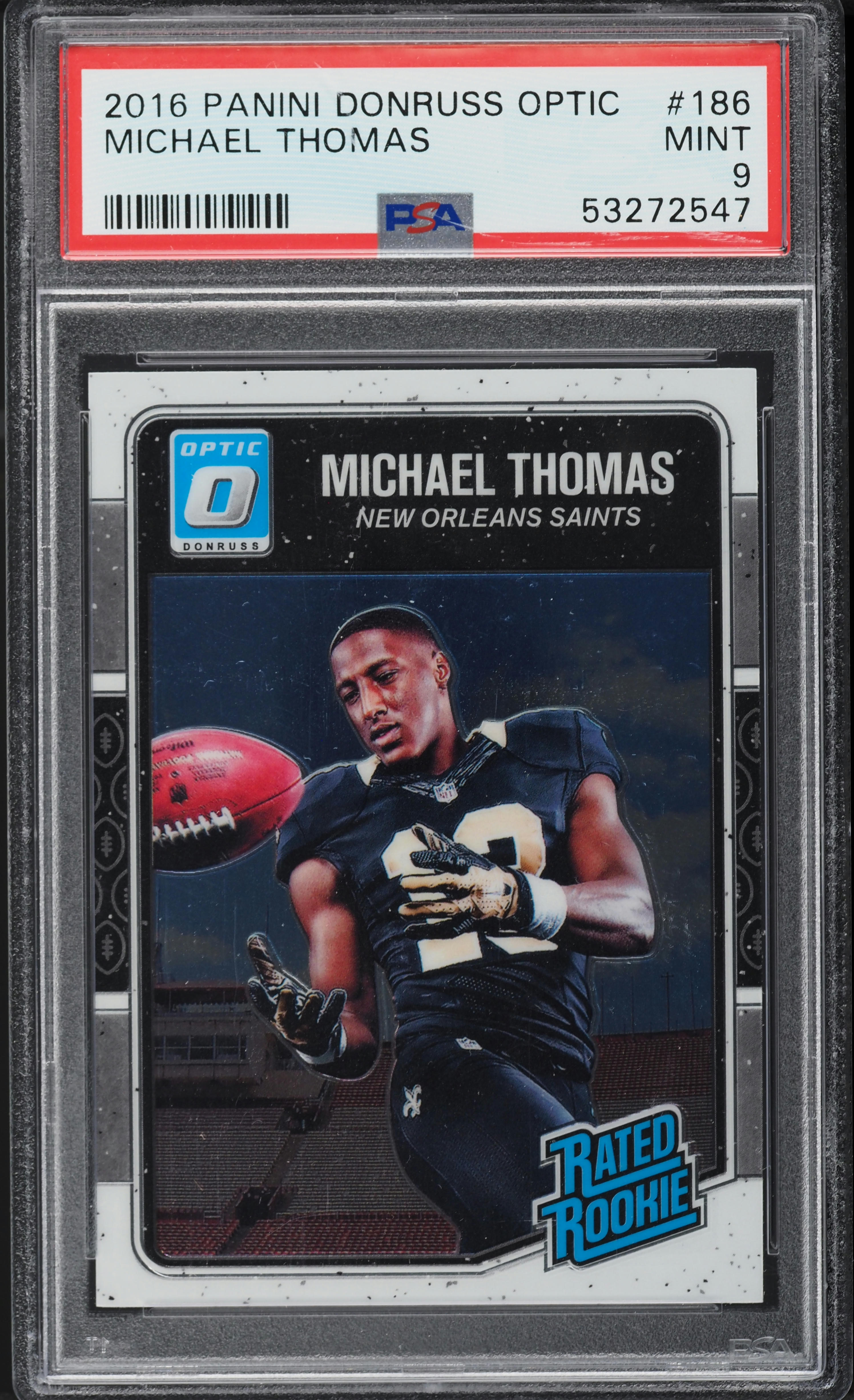 2016 Donruss Optic Michael Thomas ROOKIE #186 PSA 9 MINT