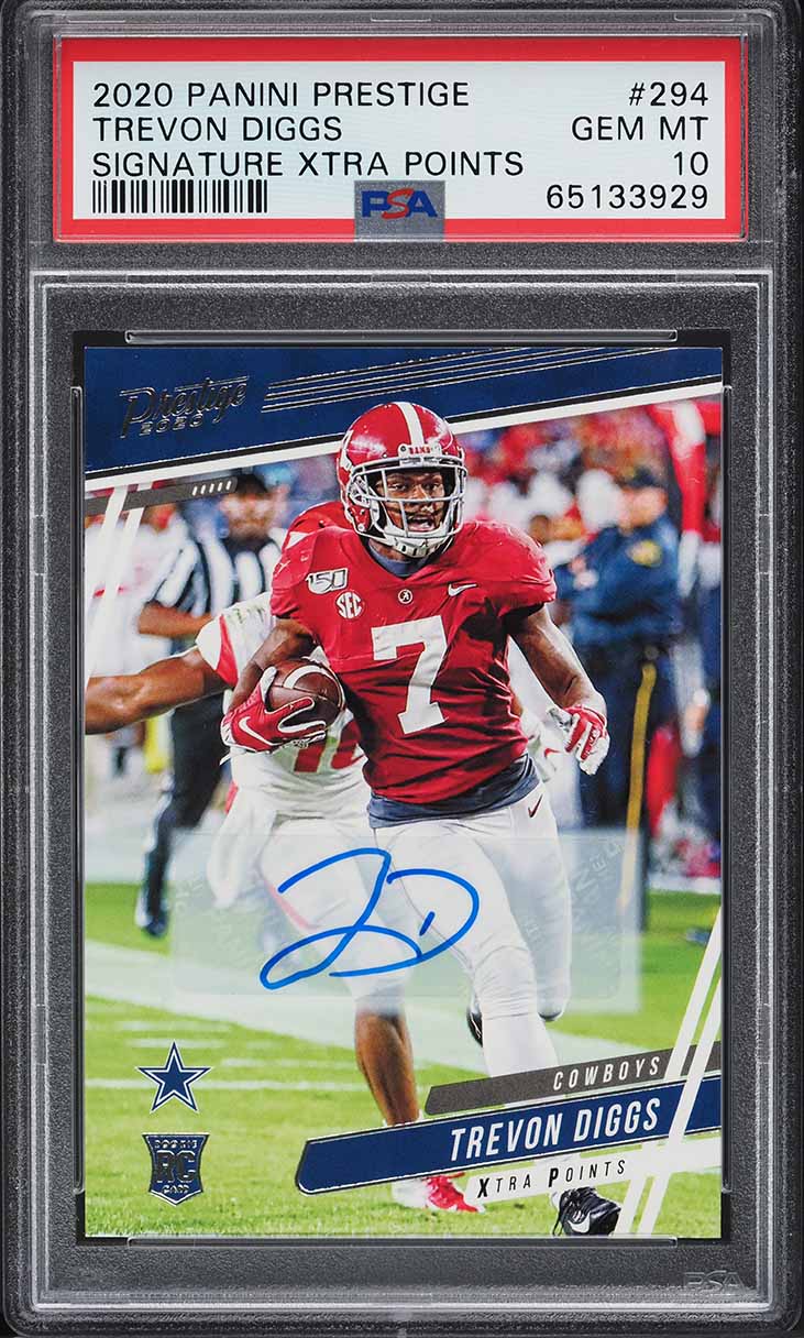 Trevon Diggs #294 2020 Panini Prestige Football Xtra Points Signatures