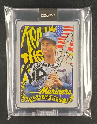 2020 Topps Project 2020 By King Saladeen Ken Griffey Jr. #6 MBA AUTH