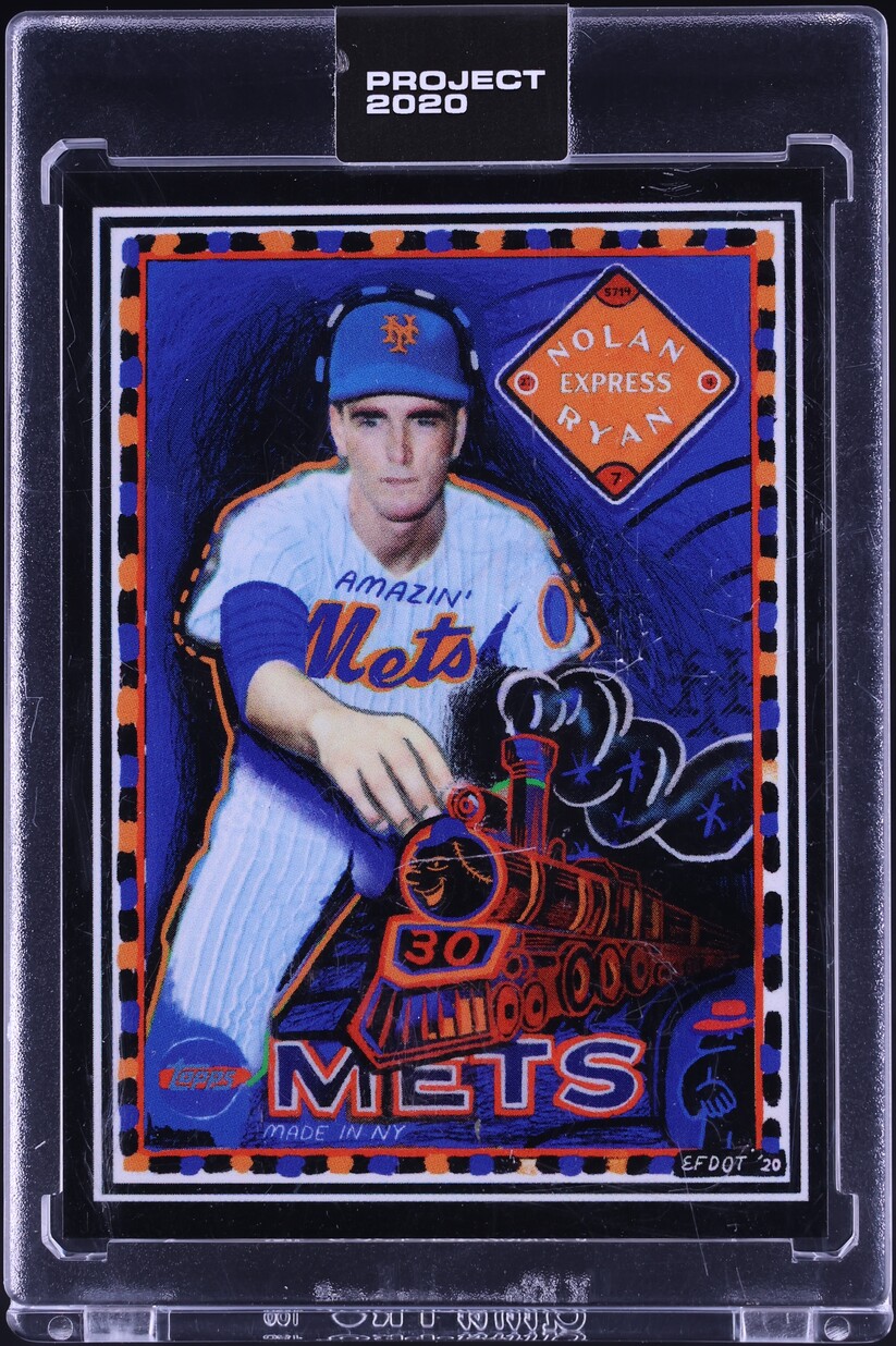 2020 Topps Project 2020 By Efdot Nolan Ryan #52