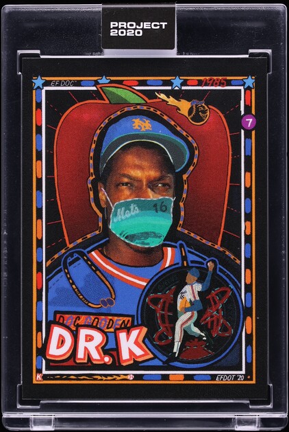 2020 Topps Project 2020 By Efdot Dwight Gooden #137