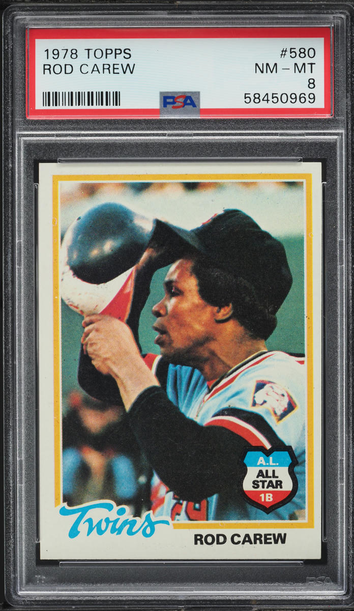 1978 Topps Rod Carew ALL-STAR #580 PSA 8 NM-MT