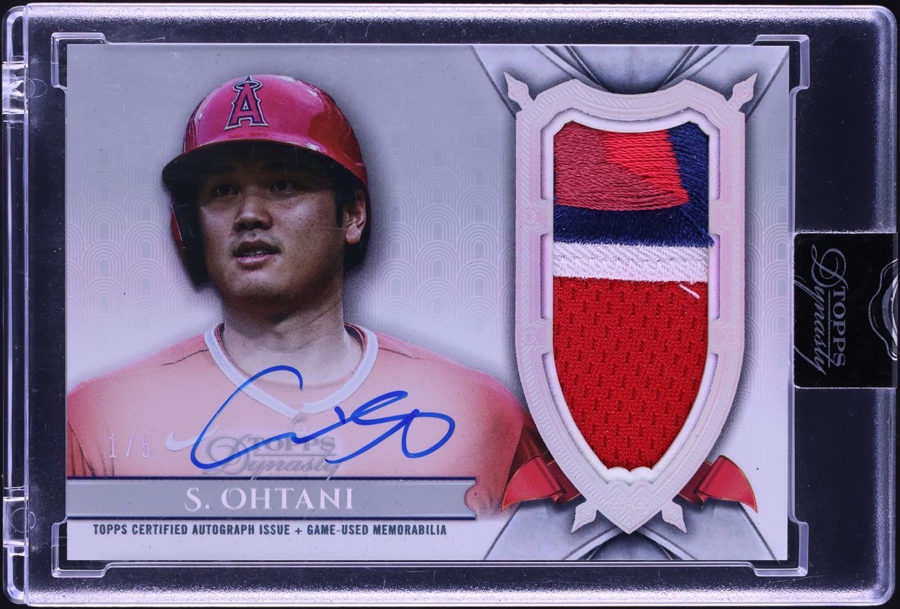 2024 Topps Dynasty Silver Shohei Ohtani PATCH AUTO 1/5 #DAP-SO9
