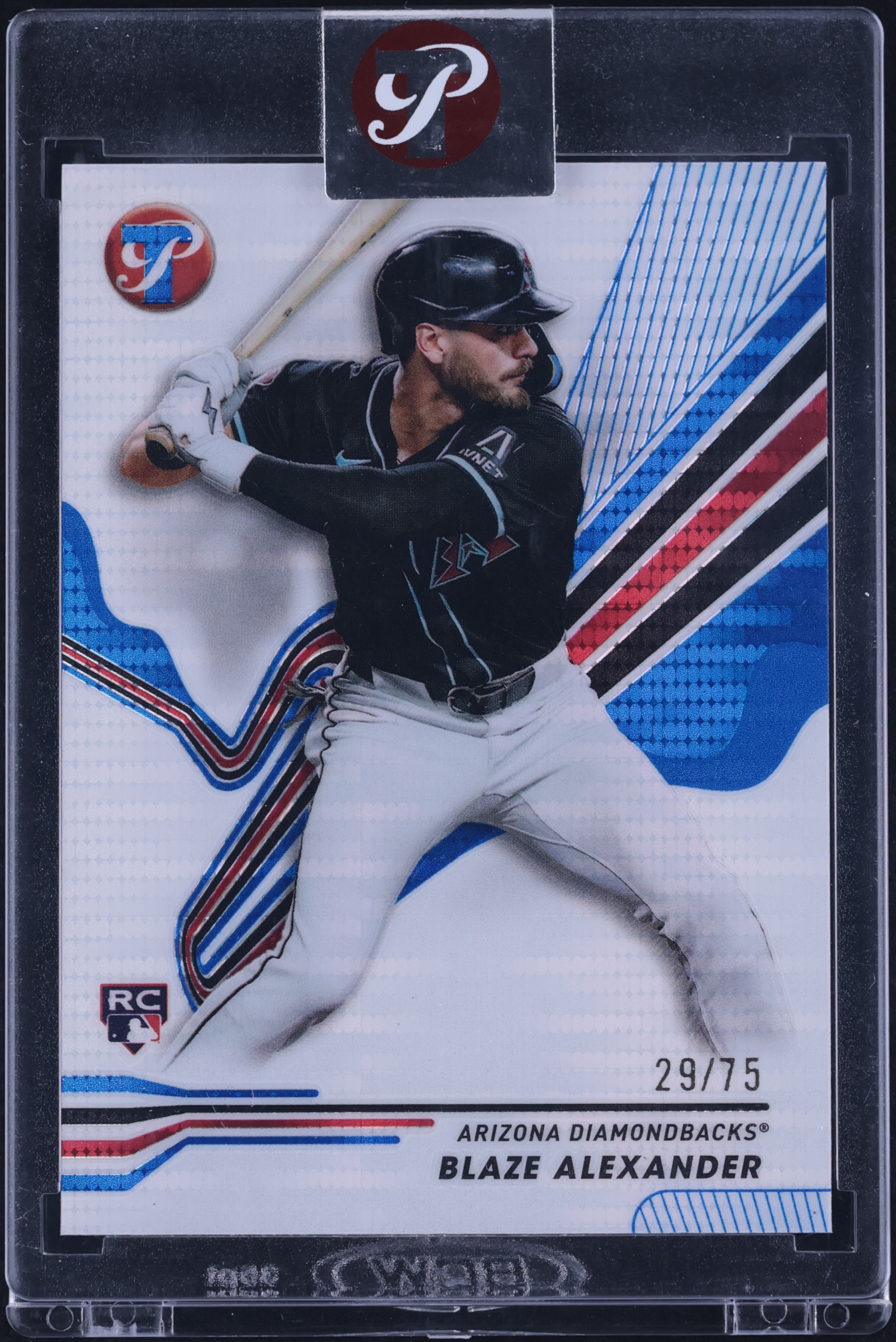 2024 Topps Pristine Blue Refractor Blaze Alexander ROOKIE /75 #132