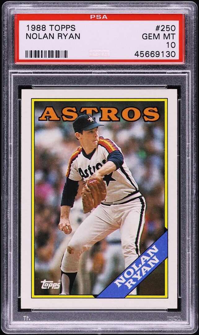 1988 Topps Nolan Ryan #250 PSA 10 GEM MINT