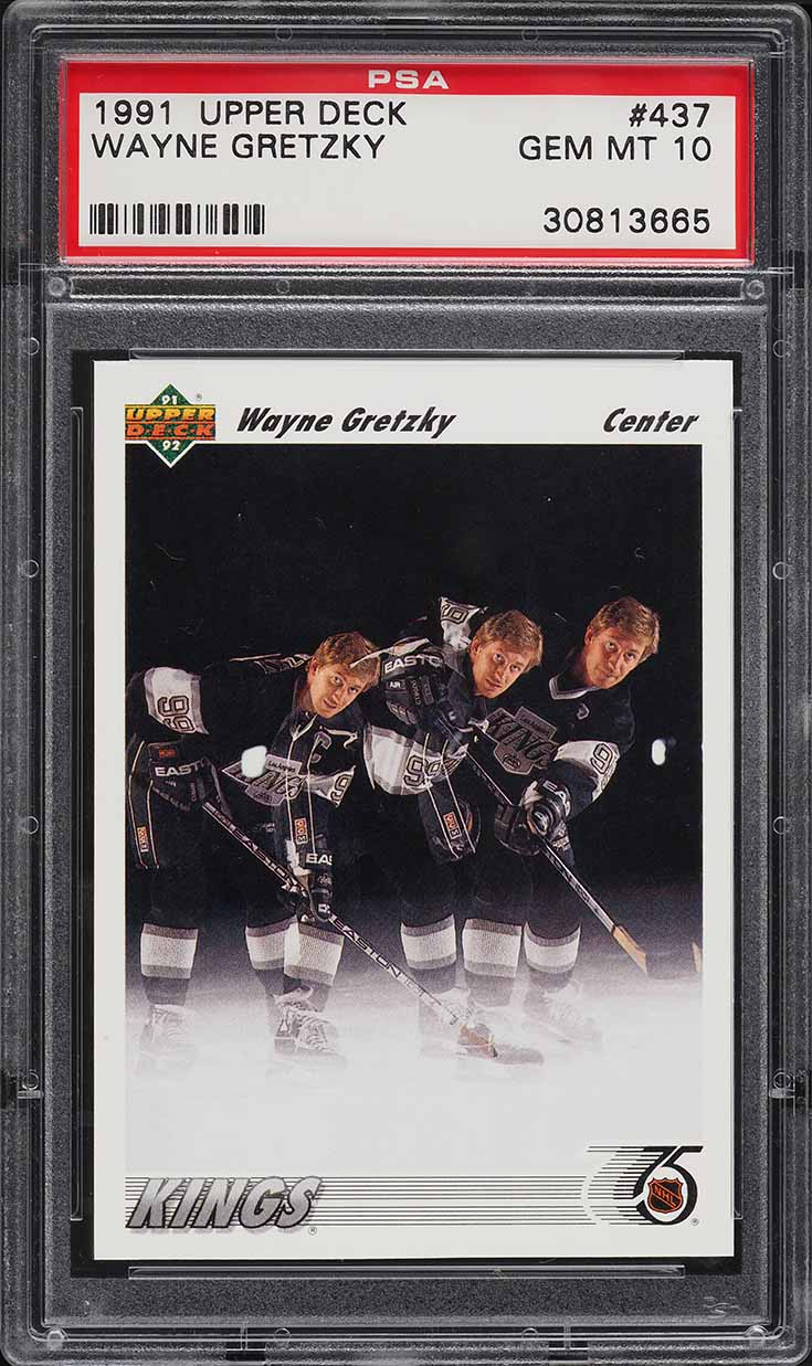 1991 Upper Deck Hockey Wayne Gretzky #437 PSA 10 GEM MINT