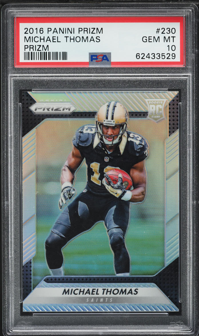 2016 Panini Prizm Silver Michael Thomas ROOKIE #230 PSA 10 GEM MINT