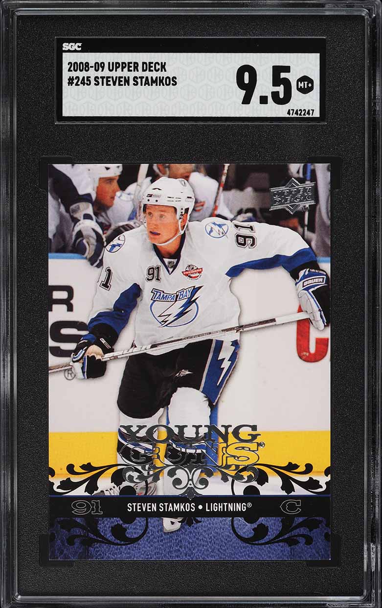 2008 Upper Deck Young Guns Steven Stamkos ROOKIE #245 SGC 9.5 MINT+