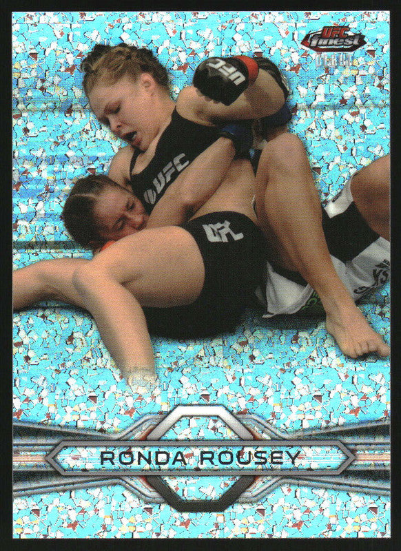 2013 Topps Finest Refractors #30 Ronda Rousey