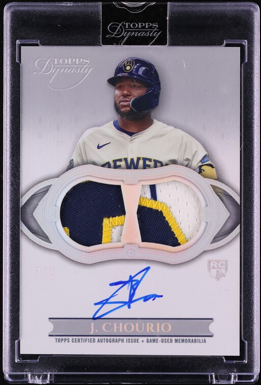 その他 TOPPS DYNASTY Jackson Chourio 2024 Topps Dynasty #DAP-JCH3 Silver /5 Price