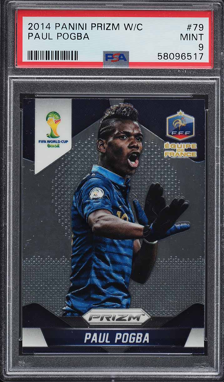 2014 Panini Prizm World Cup Paul Pogba #79 PSA 9 MINT