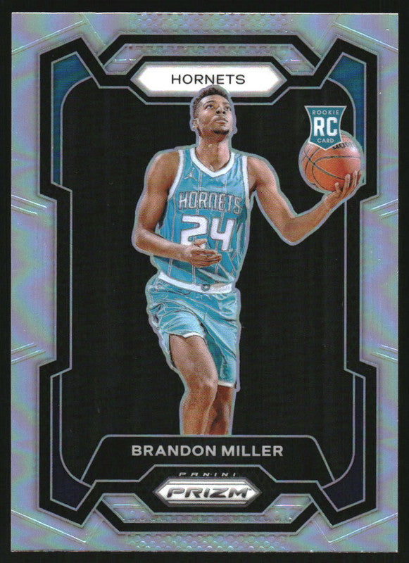 2023-24 Panini Prizm Prizms Silver #152 Brandon Miller RC