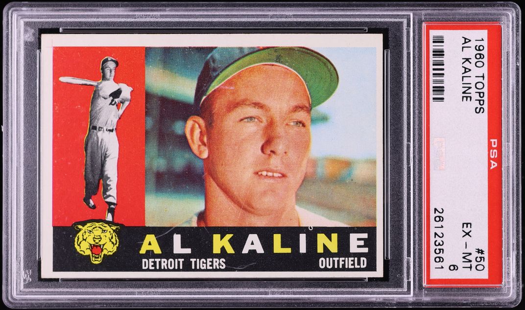 1960 Topps AL Kaline #50 PSA 6 EXMT
