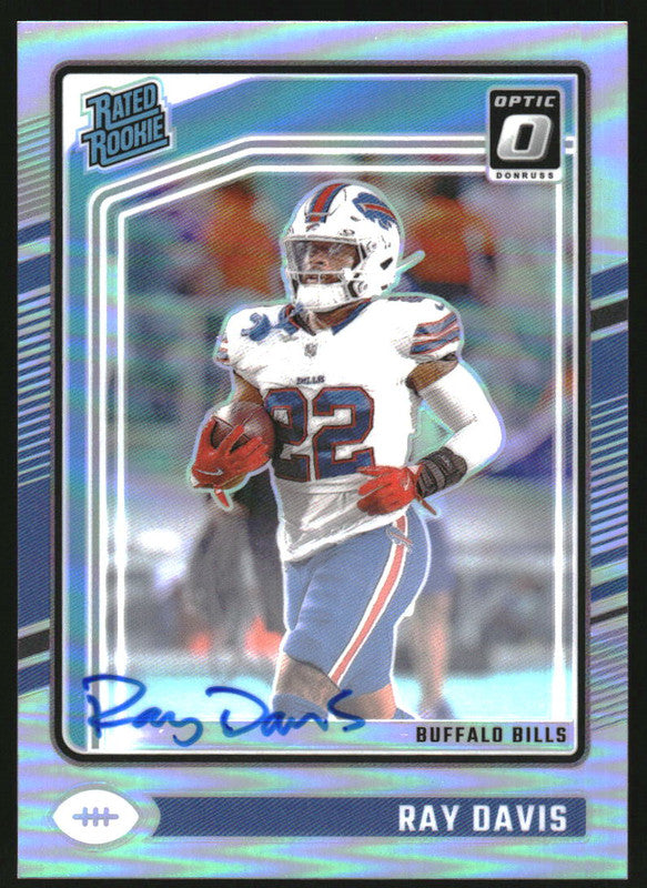 2024 Panini Donruss Optic Rookies Autograph Holo #283 Ray Davis RC Auto /150