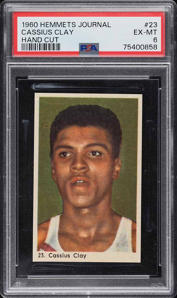 1960 Hemmets Journal Cassius Clay Muhammad Ali ROOKIE #23 PSA 6 EXMT