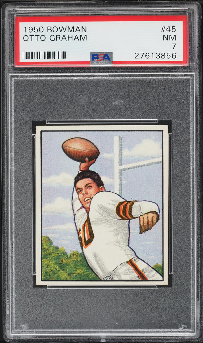 1950 Bowman Football Otto Graham ROOKIE #45 PSA 7 NRMT