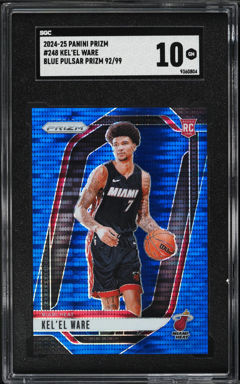 2024 Panini Prizm Blue Pulsar Kel'El Ware ROOKIE /99 #248 SGC 10 GEM MINT