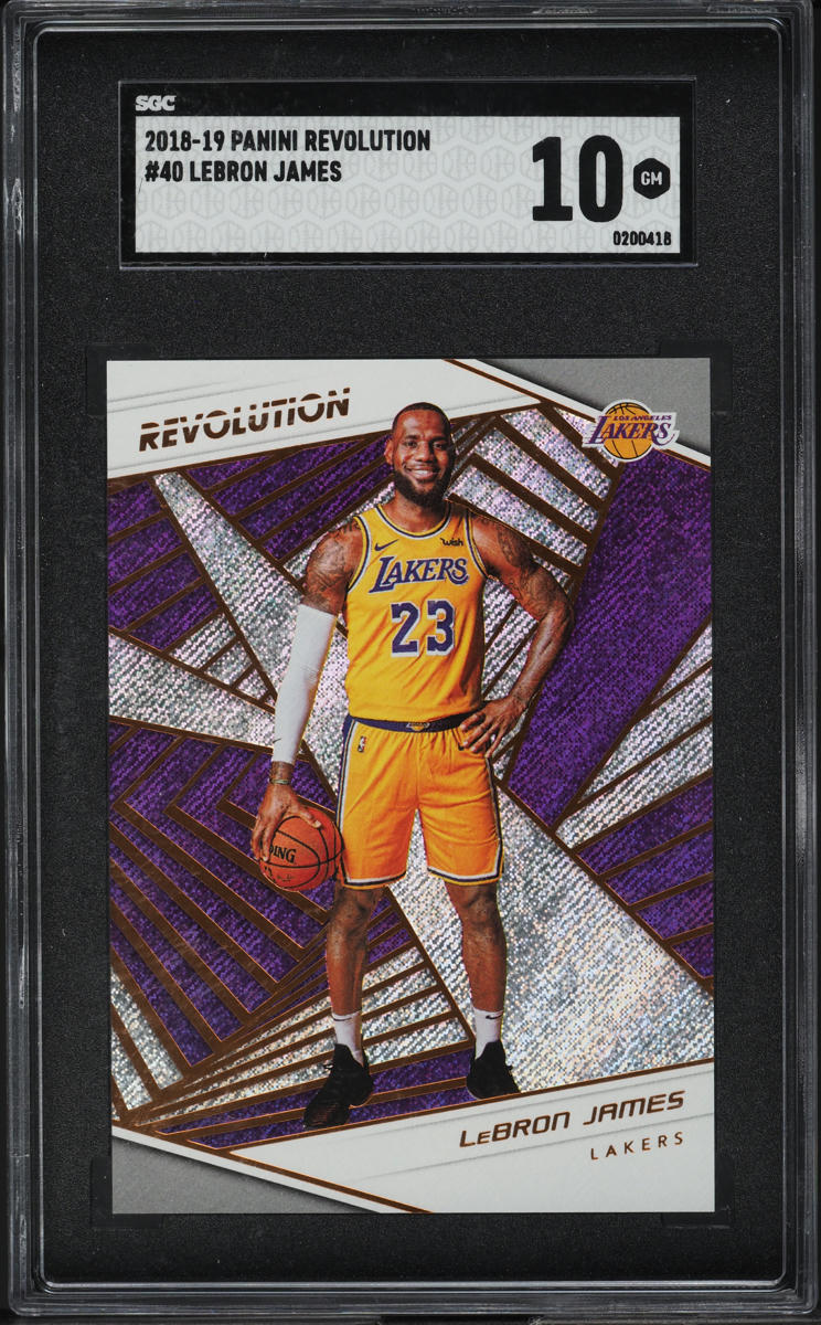 2018 Panini Revolution LeBron James #40 SGC 10 GEM MINT