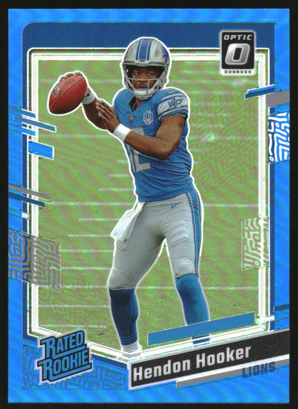 2023 Donruss Optic Aqua #234 Hendon Hooker RR RC Rookie /299