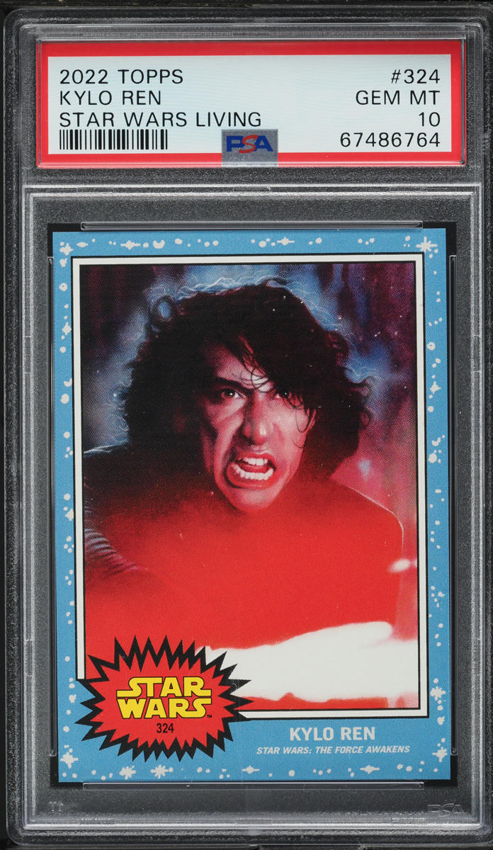 2022 Topps Star Wars Living Kylo Ren #324 PSA 10 GEM MINT