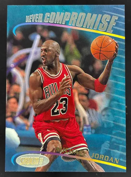 1998-99 Topps 99 Stadium Club Never Compromise #NC1 Michael Jordan
