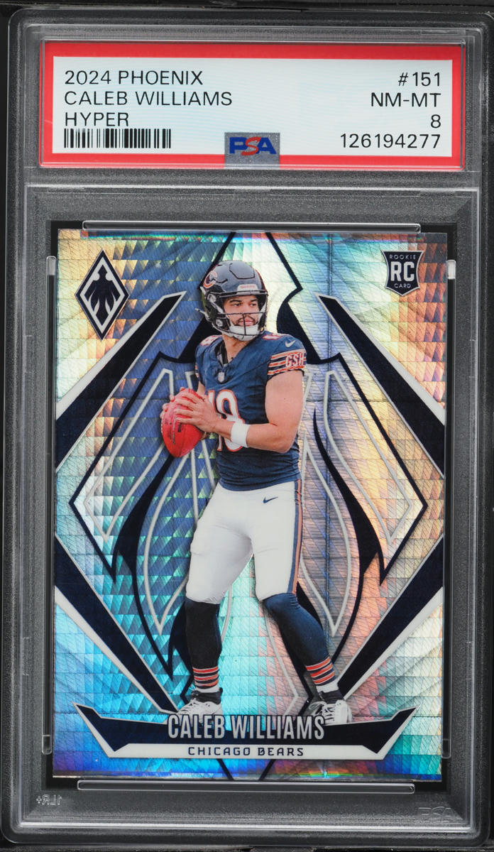 2024 Panini Phoenix Hyper Caleb Williams ROOKIE #151 PSA 8 NM-MT