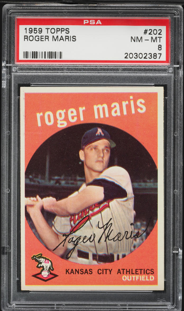 1959 Topps Roger Maris #202 PSA 8 NM-MT
