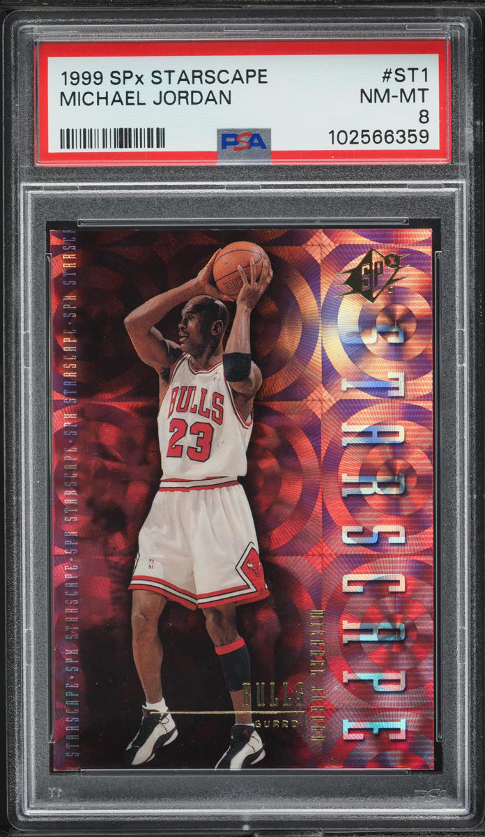 1999 SPx Starscape Michael Jordan #ST1 PSA 8 NM-MT