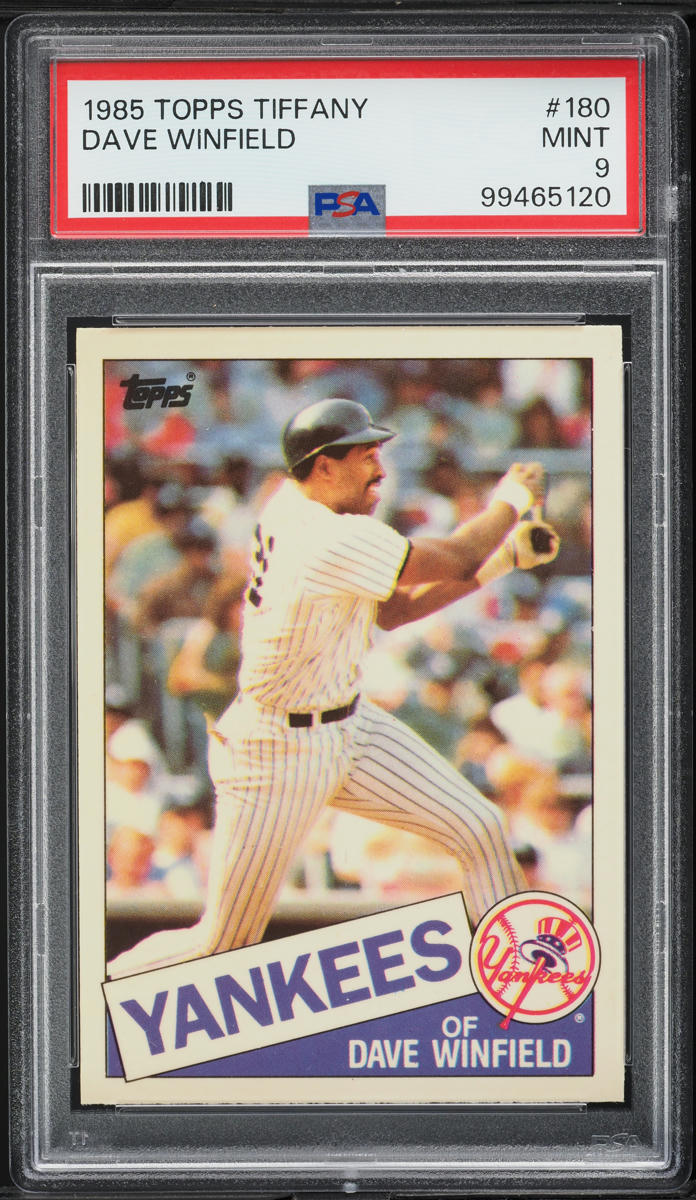1985 Topps Tiffany Dave Winfield #180 PSA 9 MINT