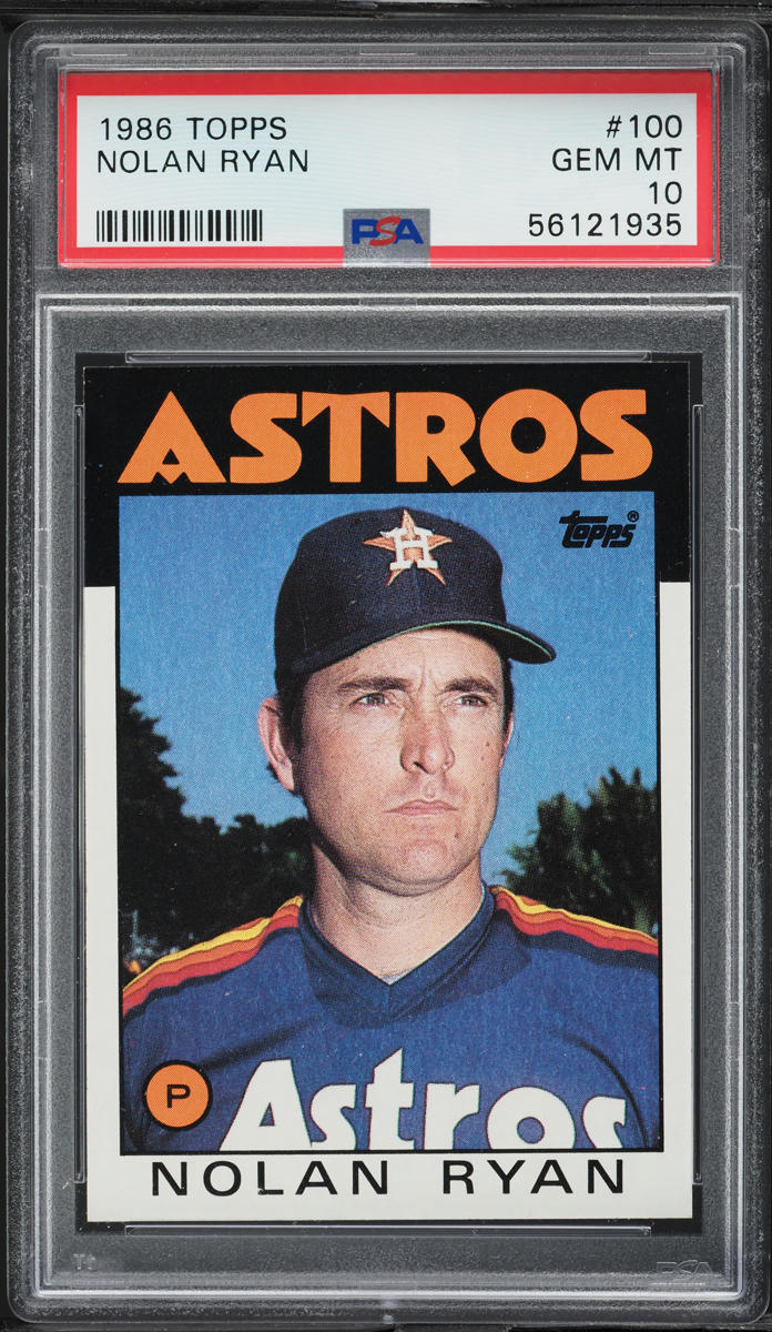 1986 Topps Nolan Ryan #100 PSA 10 GEM MINT