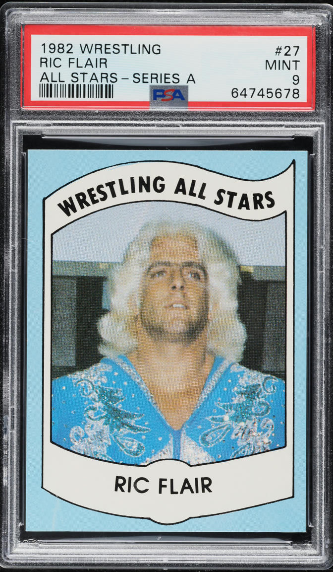 1982 Wrestling All-Stars Series A Ric Flair ROOKIE #27 PSA 9 MINT
