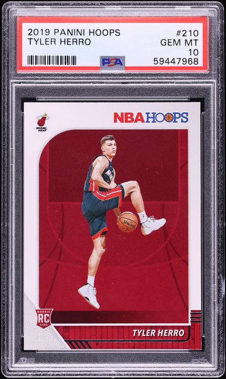 2019 Hoops Tyler Herro ROOKIE #210 PSA 10 GEM MINT