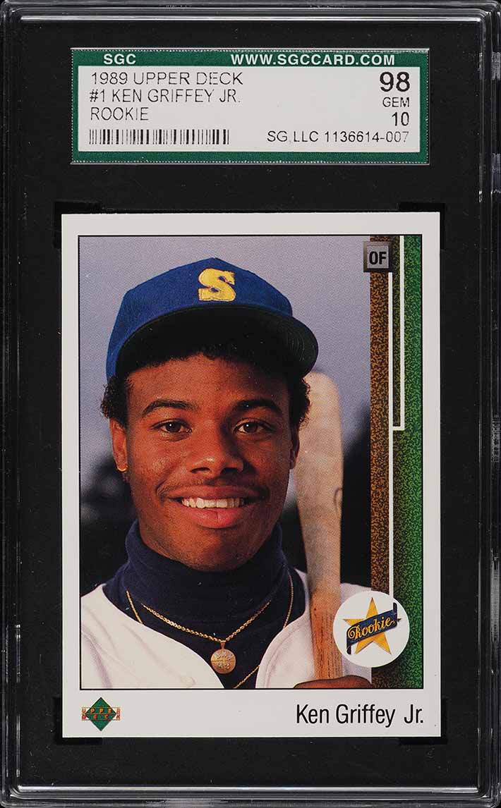 1989 Upper Deck Ken Griffey Jr. ROOKIE #1 SGC 10 GEM MINT