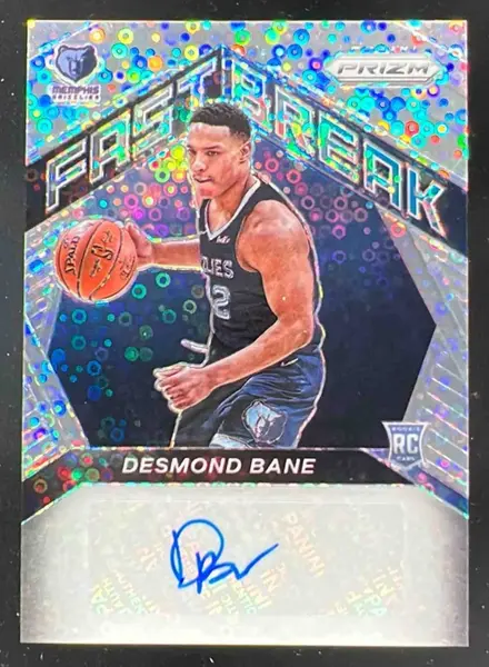 2020-21 Panini Prizm Fast Break Rookie Autographs #FR-DBN Desmond Bane RC Auto