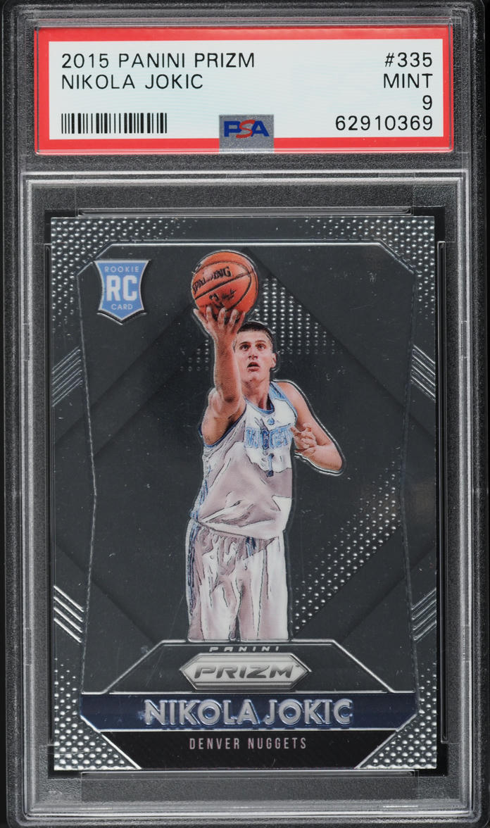 2015 Panini Prizm Nikola Jokic ROOKIE #335 PSA 9 MINT
