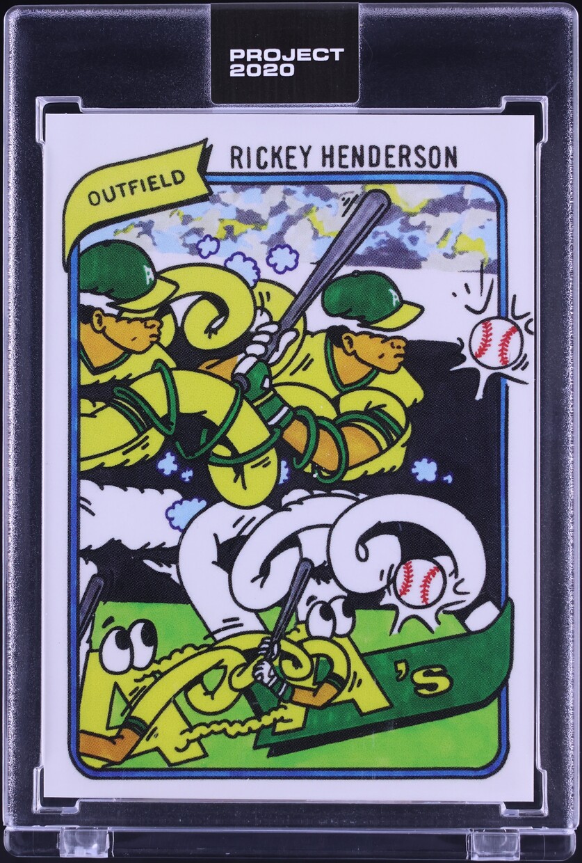 2020 Topps Project 2020 By Ermsy Rickey Henderson #168