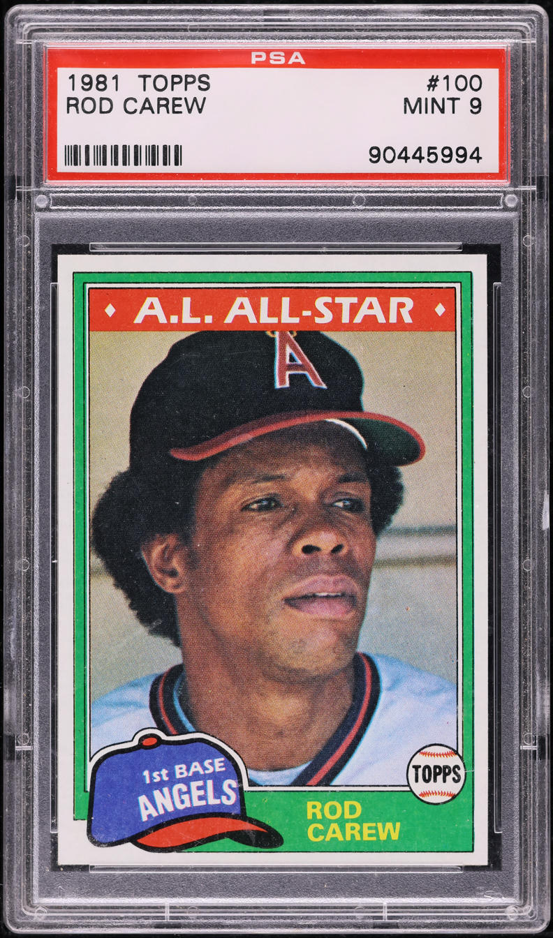 1981 Topps Rod Carew ALL-STAR #100 PSA 9 MINT