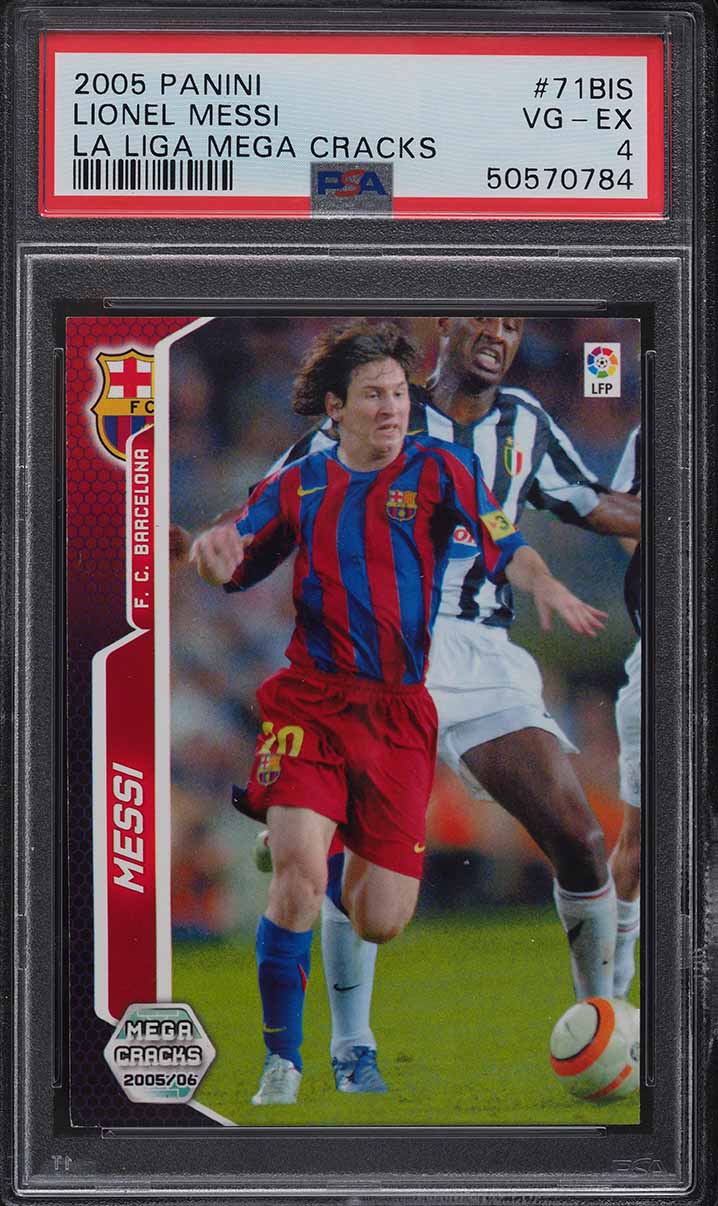 2005 Panini Sports Mega Cracks La Liga Lionel Messi #71 PSA 4 VGEX