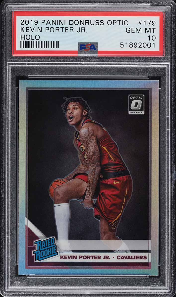 2019 Donruss Optic Holo Kevin Porter Jr. ROOKIE #179 PSA 10 GEM MINT