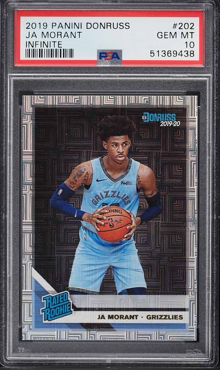 2019 Donruss Infinite Ja Morant ROOKIE #202 PSA 10 GEM MINT