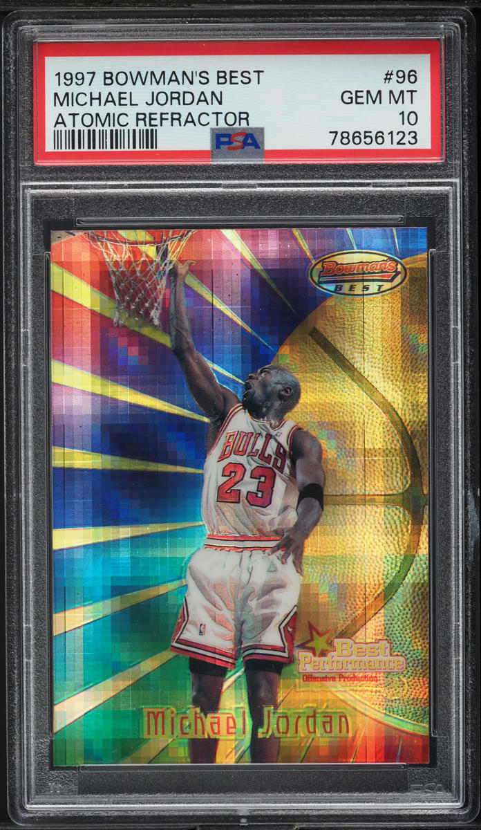 Michael Jordan 1997 Bowman's Best #96 Best Performance