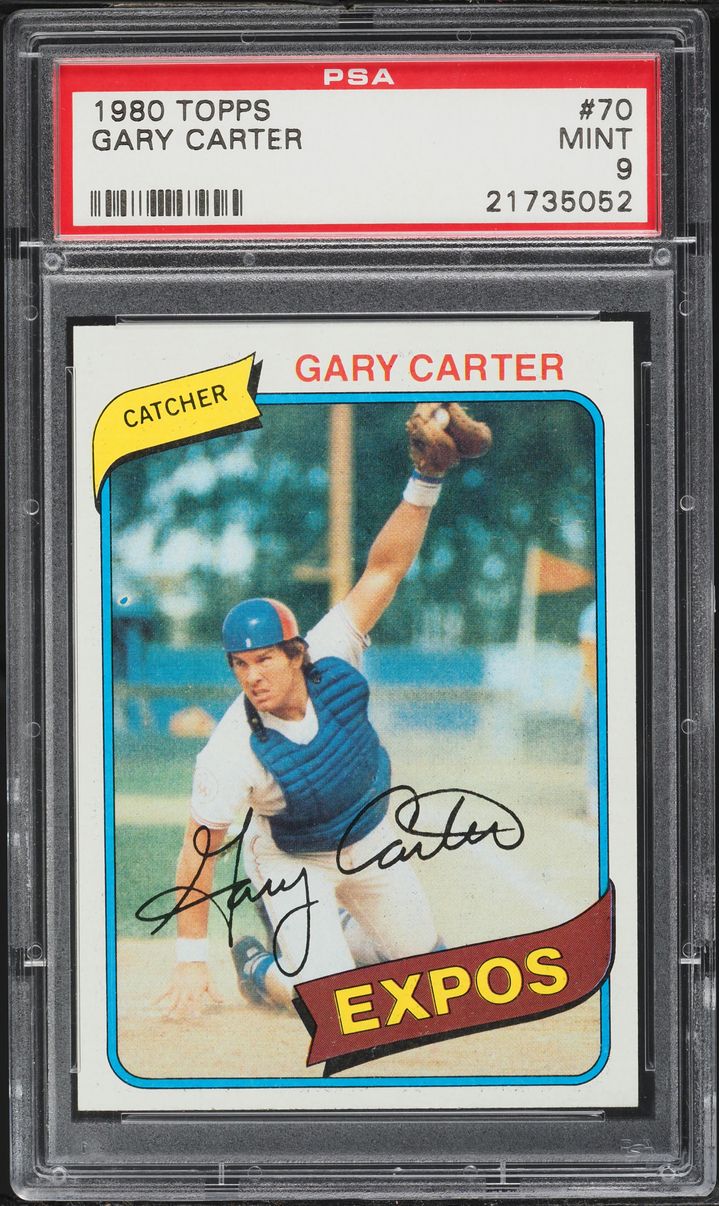 1980 Topps Gary Carter #70 PSA 9 MINT
