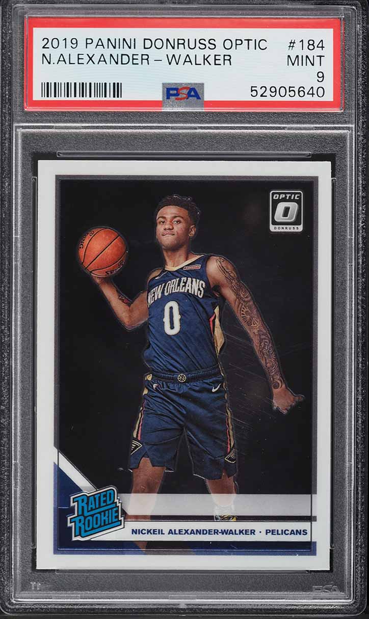 2019 Donruss Optic Nickeil Alexander-Walker ROOKIE #184 PSA 9 MINT