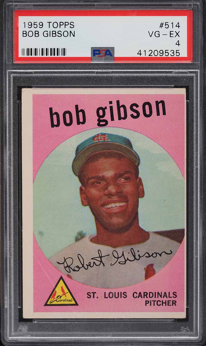 1959 Topps Bob Gibson ROOKIE #514 PSA 4 VGEX