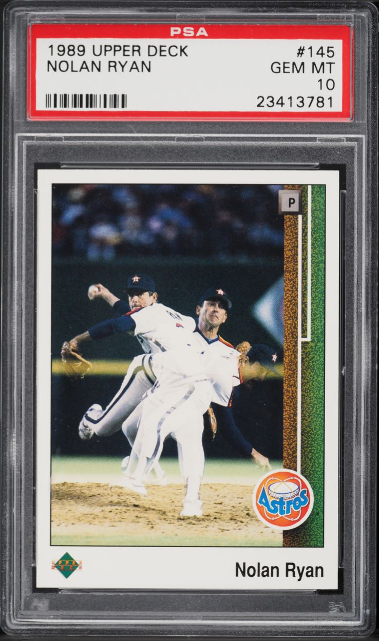 1989 Upper Deck Nolan Ryan #145 PSA 10 GEM MINT