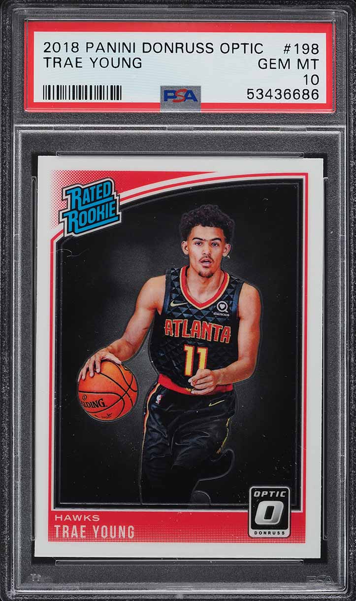 2018 Donruss Optic Trae Young ROOKIE #198 PSA 10 GEM MINT