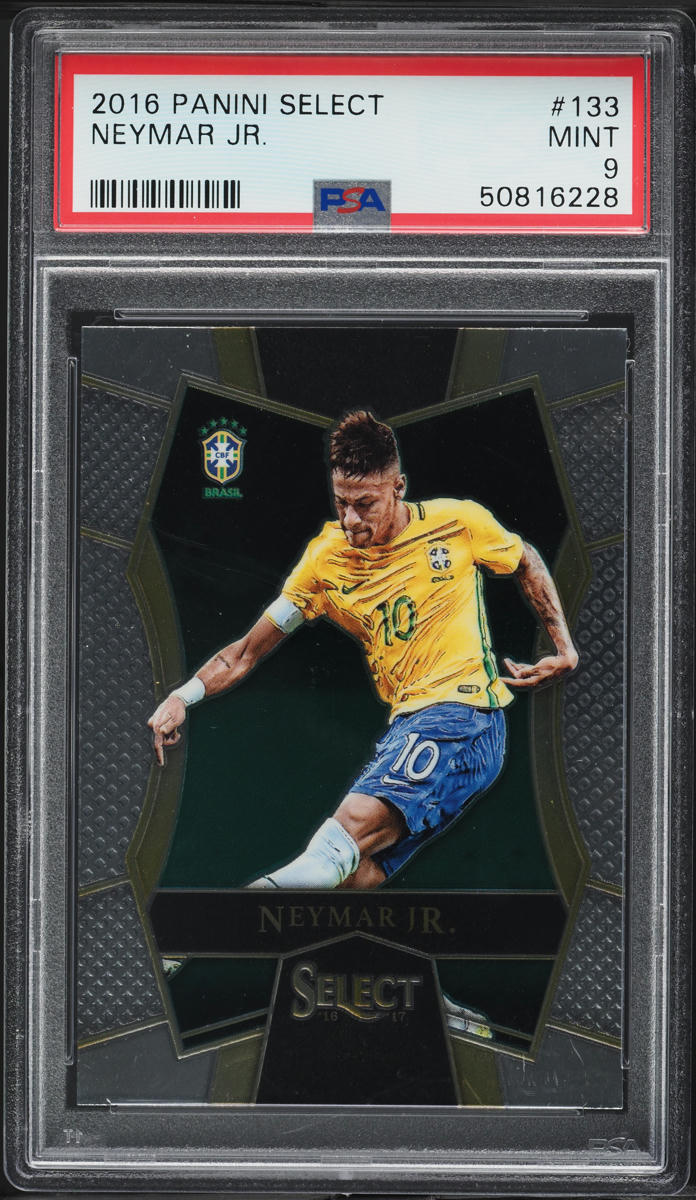 2016 Select Soccer Neymar Jr. #133 PSA 9 MINT