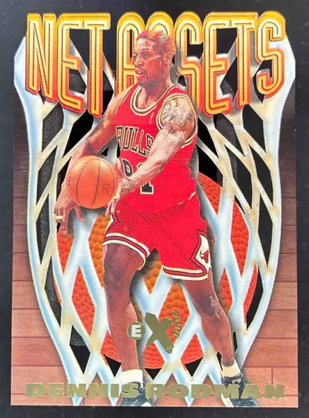 1996 Skybox EX-2000 Net Assets #17 Dennis Rodman