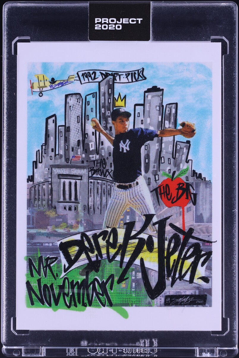2020 Topps Project 2020 By King Saladeen Derek Jeter #29