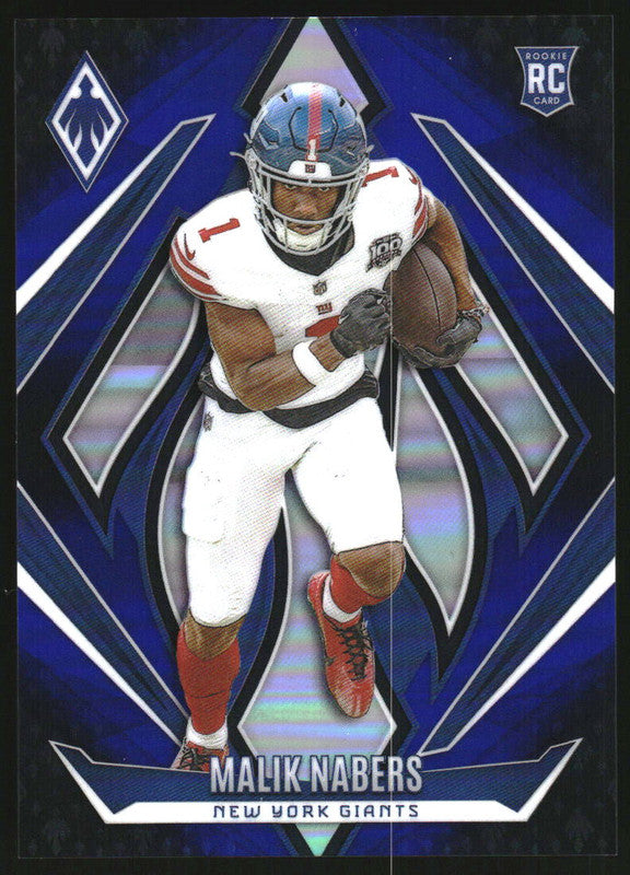 2024 Panini Phoenix Blue Fade #221 Malik Nabers RC /249